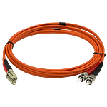 StarTechcom Fibra Óptica OM2 Dúplex LCST 1m  Cable