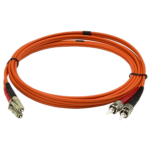 StarTechcom Fibra Óptica OM2 Dúplex LCST 1m  Cable