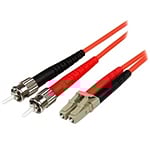 StarTechcom Fibra Óptica OM2 Dúplex LCST 1m  Cable