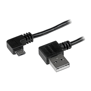 StarTechcom Micro USB Acodado a USB Acodado 1m  Cable