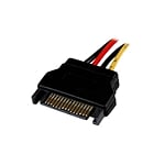 StarTechcom 30cm Adaptador Molex 4 Pines a SATA  Cable