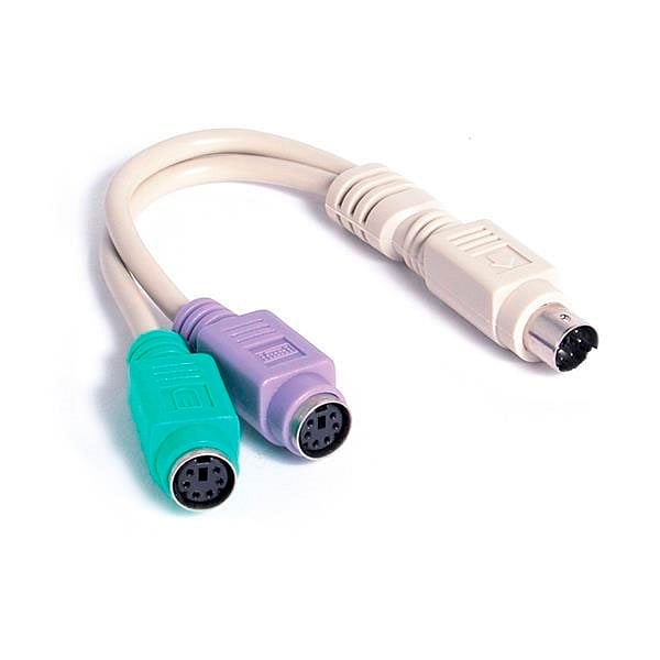 StarTechcom 6in PS2 Keyboard Mouse Splitter  Cable