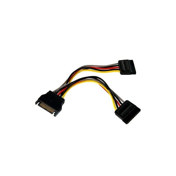 StarTechcom Divisor  Alimentación SATA de 15cm  Cable