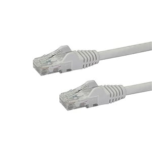 StarTechcom latiguillo 2 M blanco CAT6 UTP  Cable de red