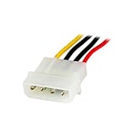 StarTechcom Extensor 30cm Molex  Cable de alimentación