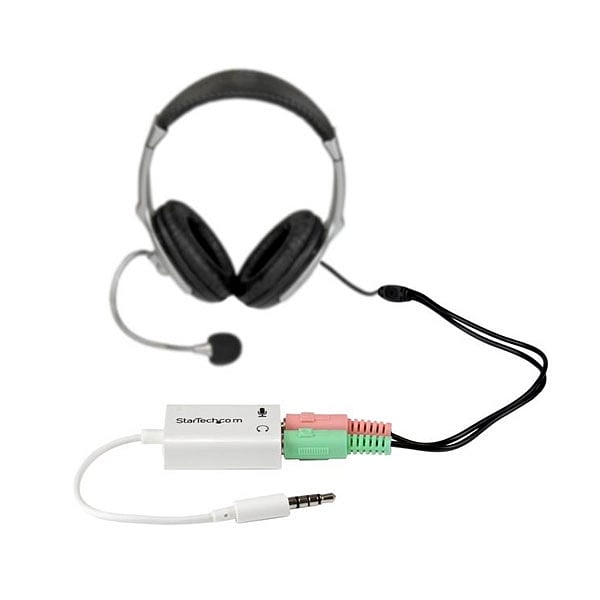 StarTechcom Auriculares con Micrófono  Adaptador