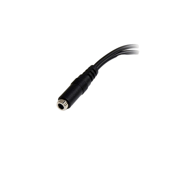 StarTechcom Divisor auriculares minijack 3 pines a 4 pines