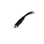 StarTechcom Divisor auriculares minijack 3 pines a 4 pines