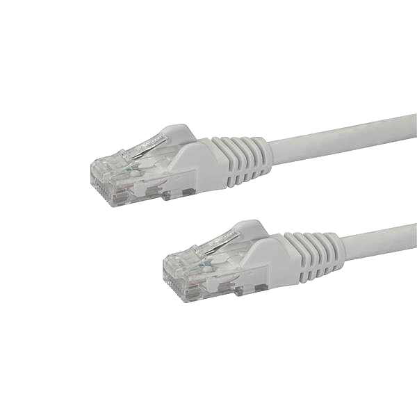 StarTechcom Latiguillo 05m blanco CAT6 UTP  Cable de red