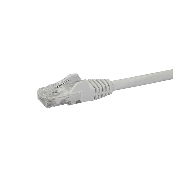 StarTechcom Latiguillo 05m blanco CAT6 UTP  Cable de red