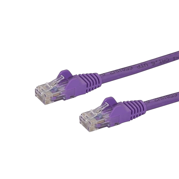 StarTechcom Latiguillo 2m morado CAT6 UTP  Cable de red