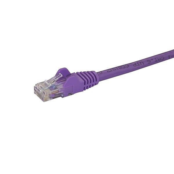 StarTechcom Latiguillo 2m morado CAT6 UTP  Cable de red