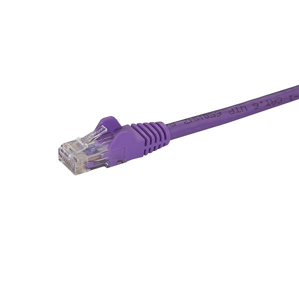 StarTechcom Latiguillo 2m morado CAT6 UTP  Cable de red