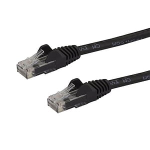 StarTechcom Latiguillo 2m negro CAT6 UTP  Cable de red