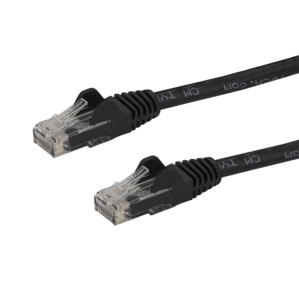 StarTechcom Latiguillo 3m negro CAT6 UTP  Cable de red