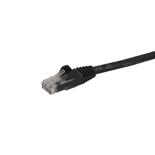 StarTechcom Latiguillo 3m negro CAT6 UTP  Cable de red