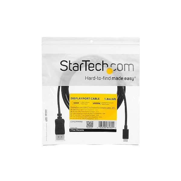 StarTech USBC a Displayport 18m 4K  Cable