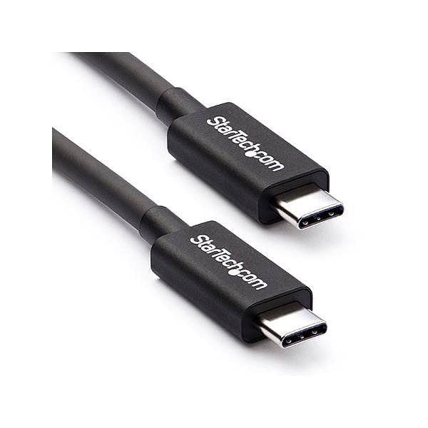 StarTechcom Cable 05m Thunderbolt 3 USBC 40Gbps Compatible USB