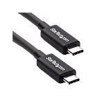 StarTechcom Cable 05m Thunderbolt 3 USBC 40Gbps Compatible USB