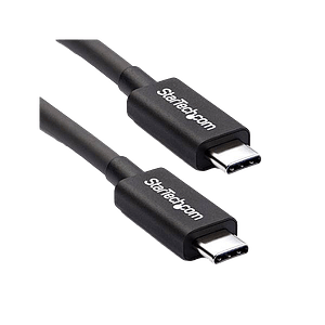 StarTechcom Cable 05m Thunderbolt 3 USBC 40Gbps Compatible USB