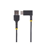 StarTechcom Cable 15cm de Carga USB A USB C Acodado  USB 20  Tipo C