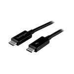 StarTechcom Cable 1m Thunderbolt 3 USBC 40Gbps Compatible USB