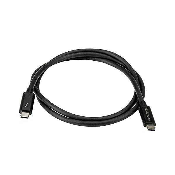 StarTechcom Cable 1m Thunderbolt 3 USBC 40Gbps Compatible USB