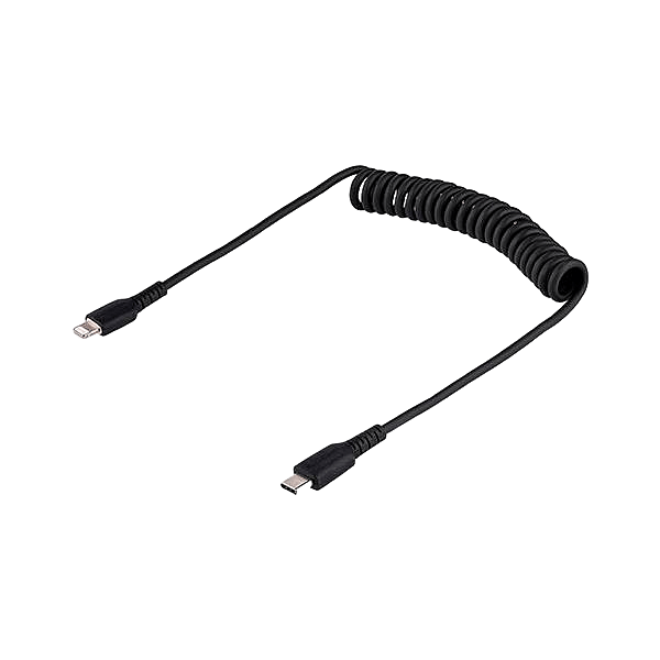 StarTechcom Cable 1m USBC a Lightning Rizado MFi USB Tipo C para iPhone
