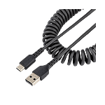 StarTechcom Cable 50cm de Carga USB A a USB C USB Tipo C Rizado USB 20