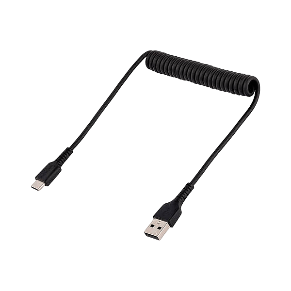StarTechcom Cable 50cm de Carga USB A a USB C USB Tipo C Rizado USB 20