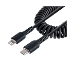 StarTechcom Cable 50cm USBC a Lightning Rizado MFi USB Tipo C de iPhone