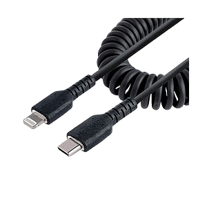 StarTechcom Cable 50cm USBC a Lightning Rizado MFi USB Tipo C de iPhone