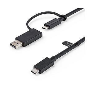 StarTechcom Cable de 09m USBC con Adaptador USBA  Cable USB TipoC