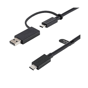 StarTechcom Cable de 09m USBC con Adaptador USBA  Cable USB TipoC