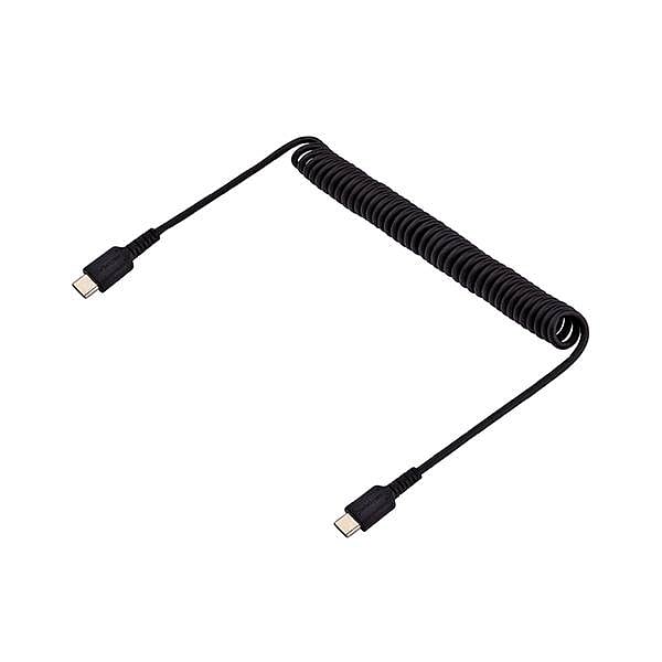 StarTechcom Cable de 1m de Carga USB C USB Tipo C Rizado USB 20