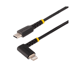 StarTechcom Cable de 1m USBC a Lightning Acodado  Certificado con MFi