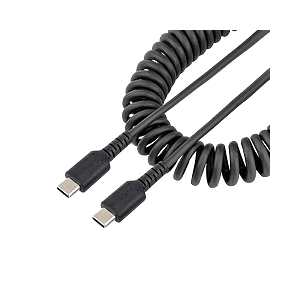 StarTechcom Cable de 50cm de Carga USB C USB Tipo C Rizado USB 20