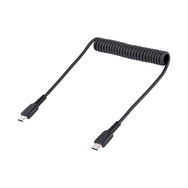 StarTechcom Cable de 50cm de Carga USB C USB Tipo C Rizado USB 20
