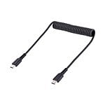 StarTechcom Cable de 50cm de Carga USB C USB Tipo C Rizado USB 20