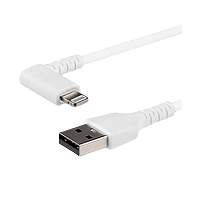 StarTech.com Cable USB-A a Lightning Acodado de 1 m - Color Blanco