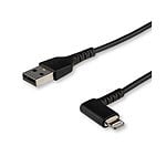 StarTechcom Cable USBA a Lightning Acodado de 2 m  Color Negro