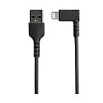 StarTechcom Cable USBA a Lightning Acodado de 2 m  Color Negro