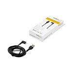 StarTechcom Cable USBA a Lightning Acodado de 2 m  Color Negro