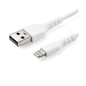 StarTechcom Cable USBA a Lightning Resistente de 1 m  Color Blanco