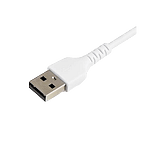 StarTechcom Cable USBA a Lightning Resistente de 15 cm  Color Blanco