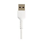 StarTechcom Cable USBA a Lightning Resistente de 15 cm  Color Blanco