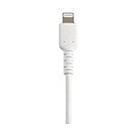 StarTechcom Cable USBA a Lightning Resistente de 15 cm  Color Blanco
