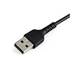StarTechcom Cable USBA a Lightning Resistente de 15 cm  de Color Negro