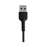 StarTechcom Cable USBA a Lightning Resistente de 15 cm  de Color Negro
