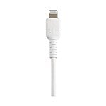 StarTechcom Cable USBA a Lightning Resistente de 30 cm  Color Blanco